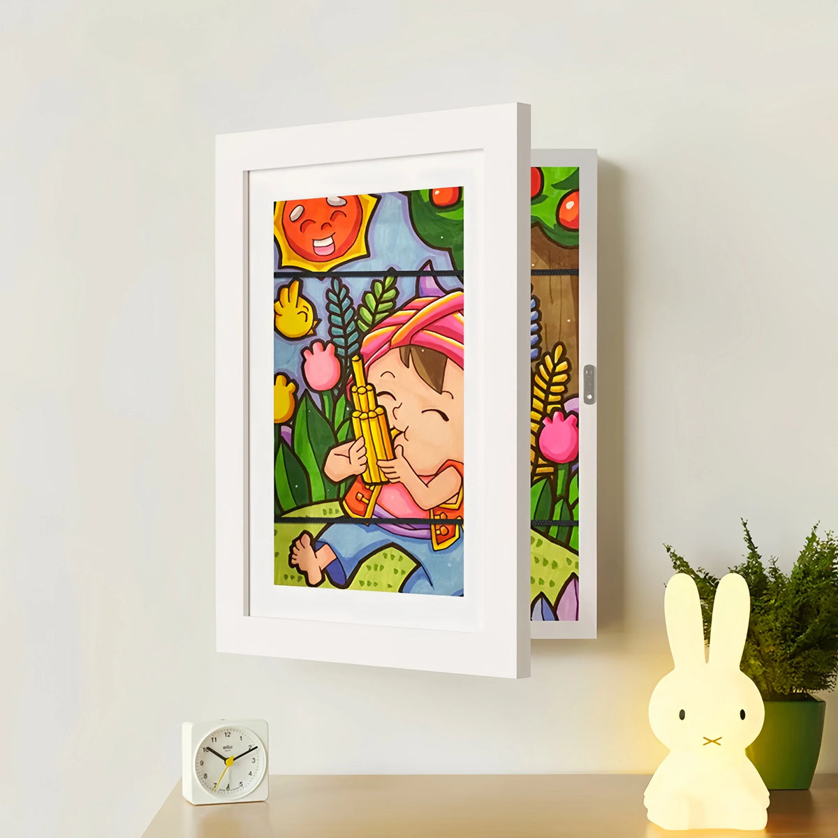 Ramă Amintiri - Ramă Pentru Desene de Copii — Alb, fotografia 9