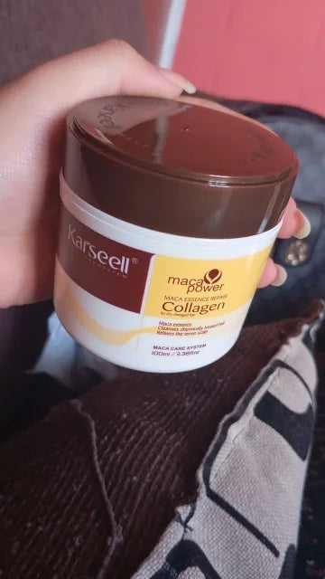 Masque Capillaire Au Collagène Pour Hydratation Profonde Et Contrôle Des Frisottis | Masque Pour Cheveux Secs — photo d'un