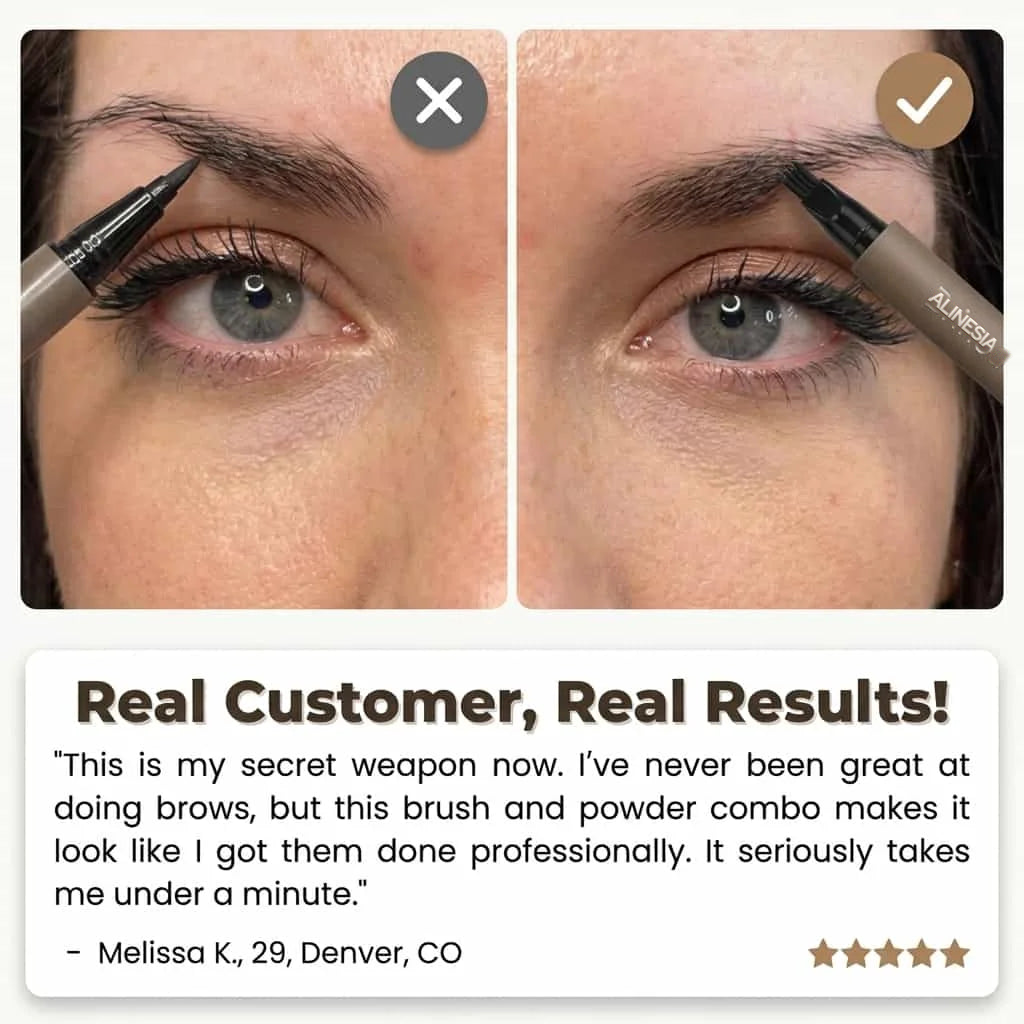 Vannfast Microblading-Øyenbrynspenn - Naturlige Nyanser — bilde 6