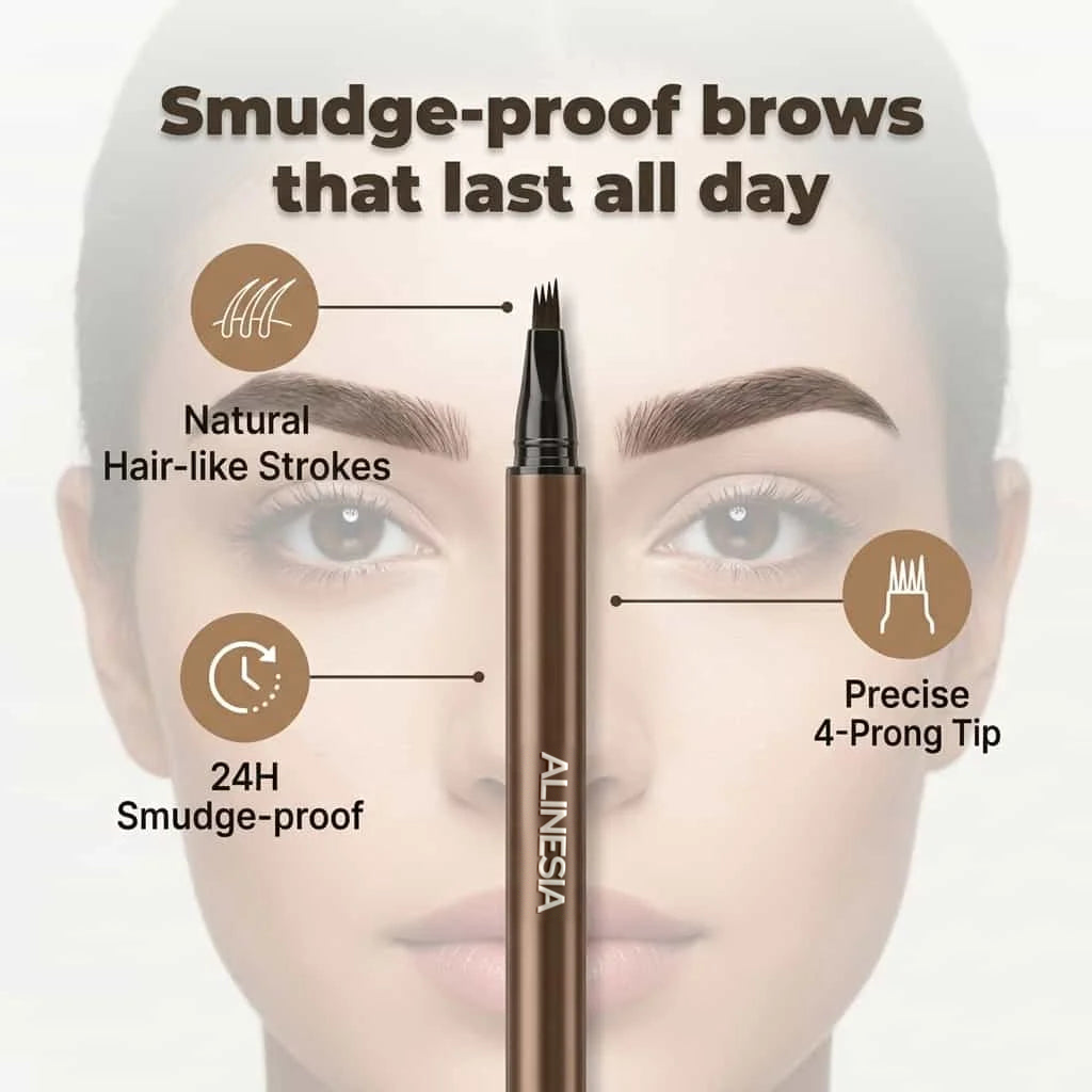 Vannfast Microblading-Øyenbrynspenn - Naturlige Nyanser — bilde 9